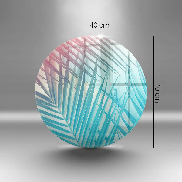 Steklena podloga za rezanje Pastelni listi