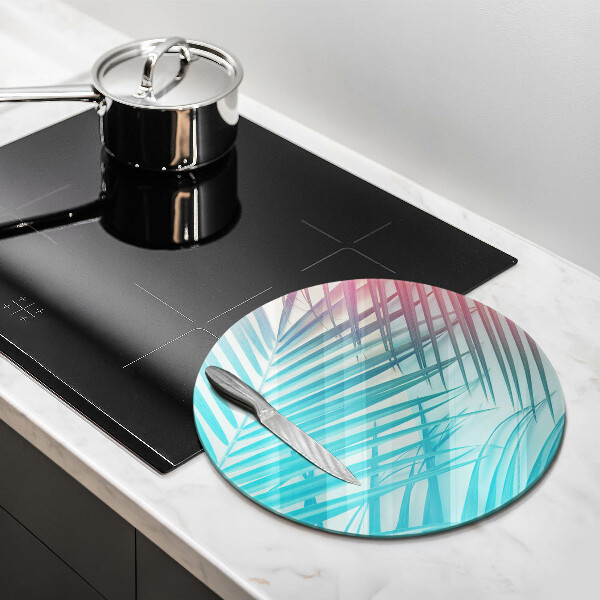 Steklena podloga za rezanje Pastelni listi