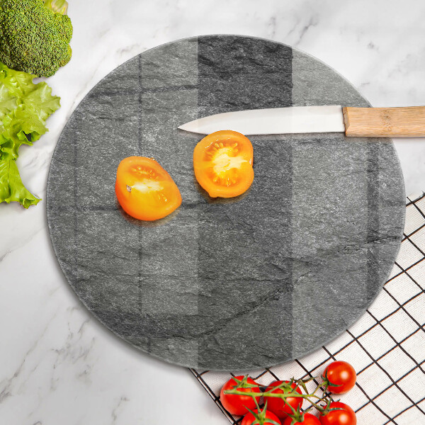 Steklena podloga za rezanje Kamnita tekstura