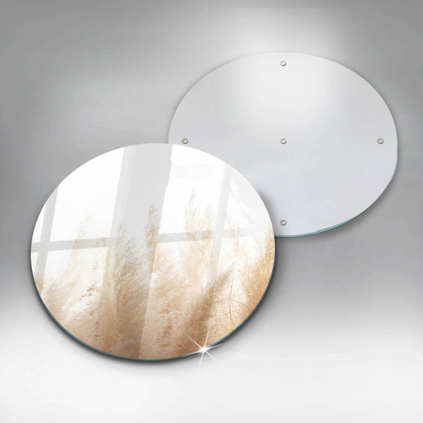 Steklena podloga za rezanje Pampaška trava