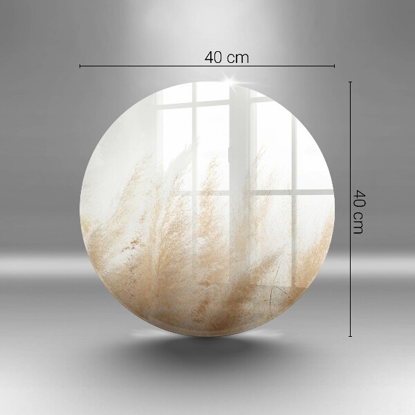 Steklena podloga za rezanje Pampaška trava