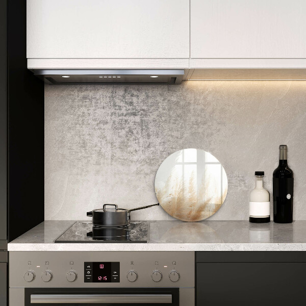 Steklena podloga za rezanje Pampaška trava