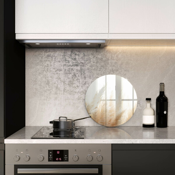 Steklena podloga za rezanje Pampaška trava