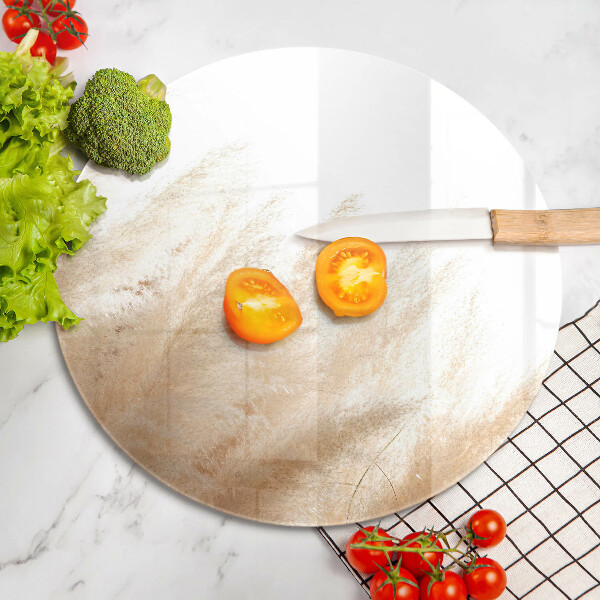 Steklena podloga za rezanje Pampaška trava