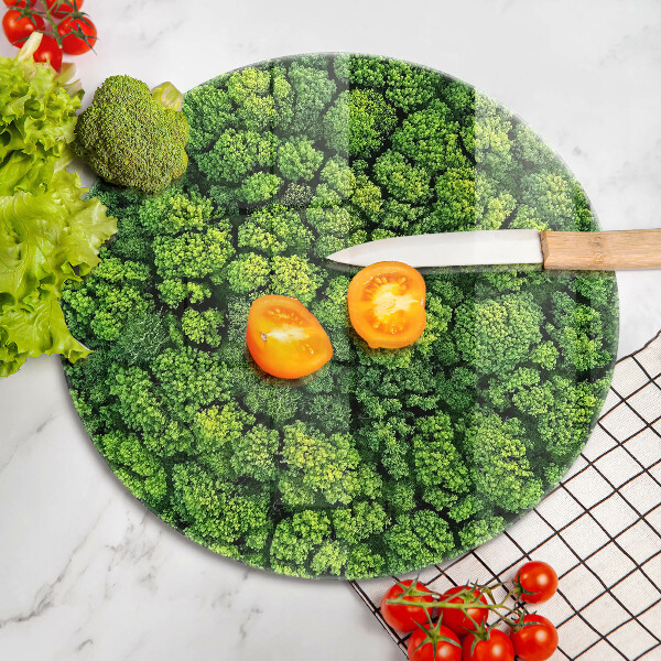 Steklena podloga za rezanje Naravna rastlina mah