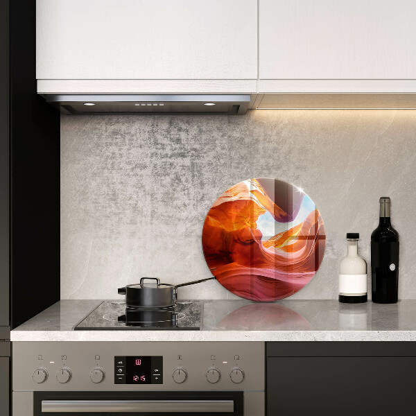 Steklena podloga za rezanje Pokrajina kanjonske skale