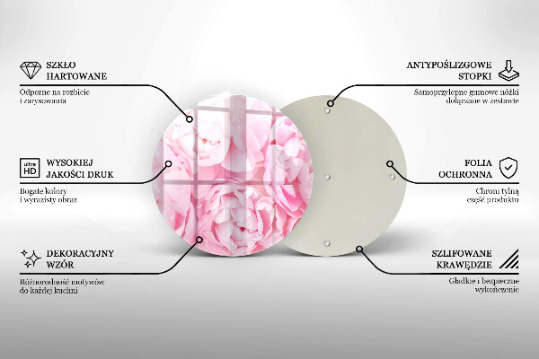 Steklena podloga za rezanje Nežne potonike