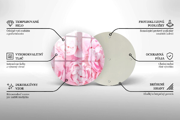 Steklena podloga za rezanje Nežne potonike