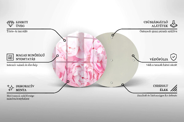 Steklena podloga za rezanje Nežne potonike