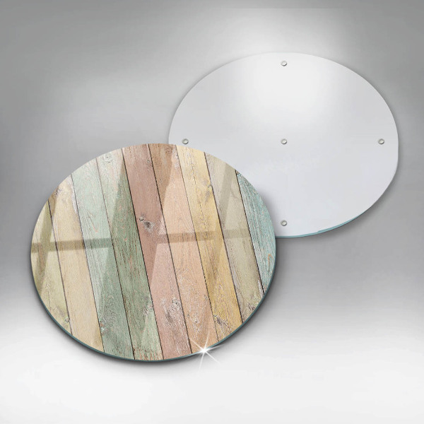 Steklena podloga za rezanje Pisane vintage table