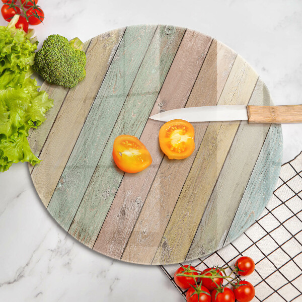 Steklena podloga za rezanje Pisane vintage table