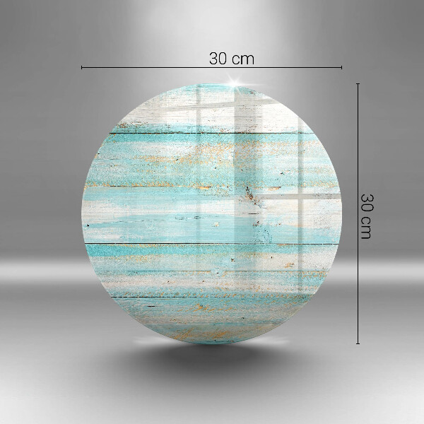 Steklena podloga za rezanje Vintage lesene plošče