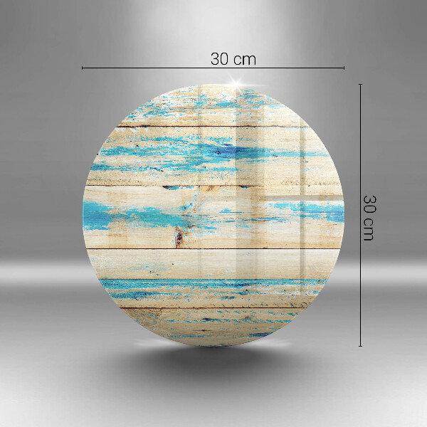 Steklena podloga za rezanje Retro lesene plošče