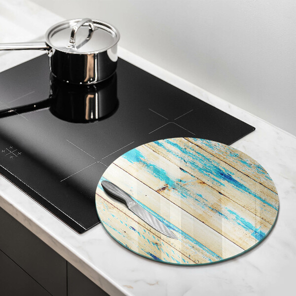 Steklena podloga za rezanje Retro lesene plošče