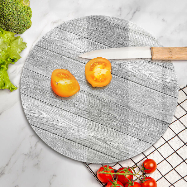 Steklena podloga za rezanje Stare lesene plošče