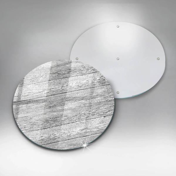 Steklena podloga za rezanje Stare lesene plošče