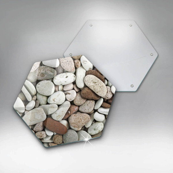 Steklena podloga za rezanje Ozadje majhnih kamnov