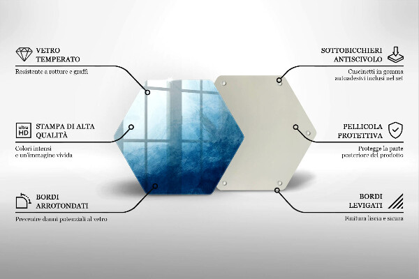 Steklena podloga za rezanje Abstraktno ozadje