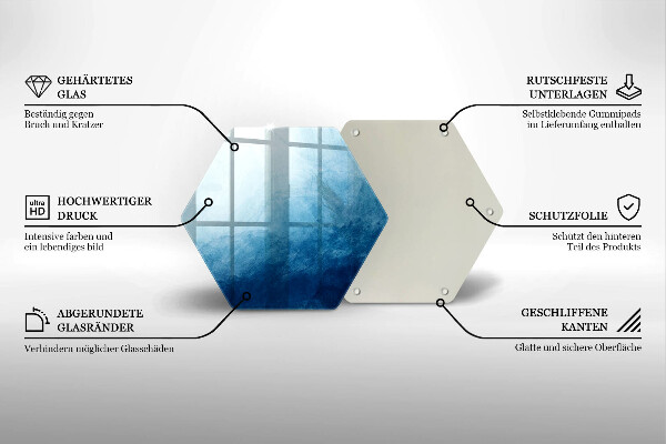 Steklena podloga za rezanje Abstraktno ozadje