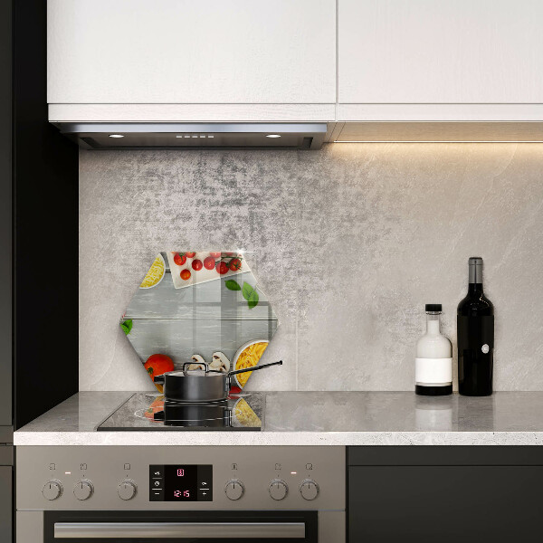 Steklena podloga za rezanje Kuhinjska hrana