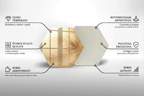 Steklena podloga za rezanje Počitnice na peščeni plaži