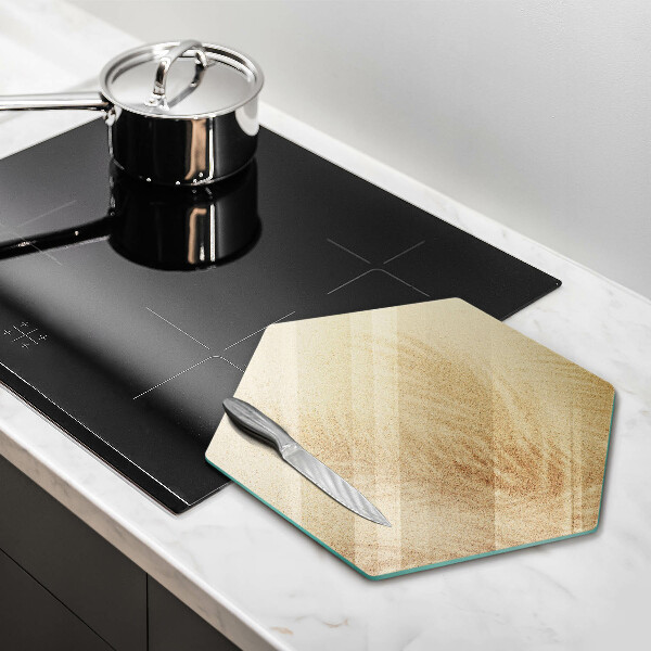 Steklena podloga za rezanje Počitnice na peščeni plaži