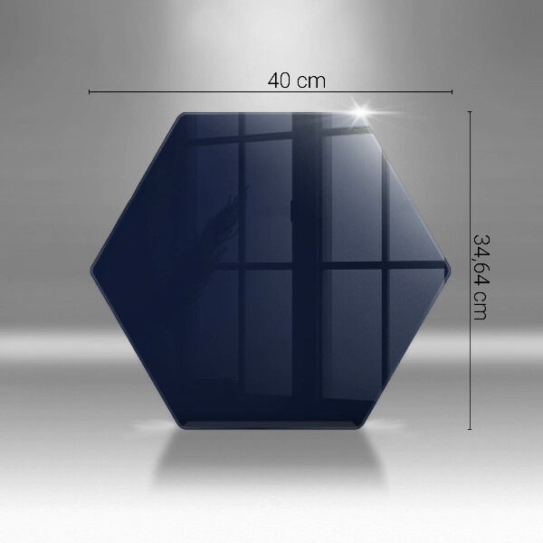 Steklena podloga za rezanje mornarsko modra