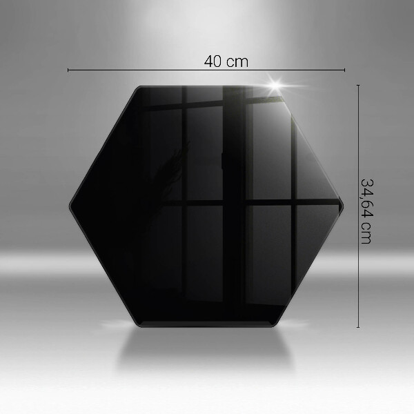 Steklena podloga za rezanje Črna barva