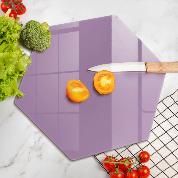 Steklena podloga za rezanje Vijolična barva