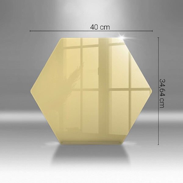 Steklena podloga za rezanje Rumena