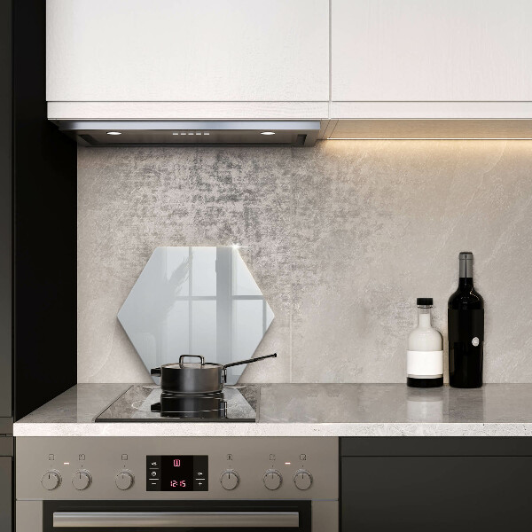 Steklena podloga za rezanje Bela barva