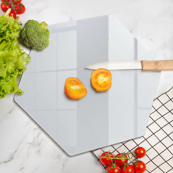 Steklena podloga za rezanje Bela barva