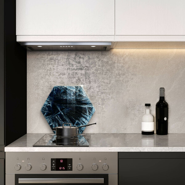 Steklena podloga za rezanje Struktura ostrega ledu