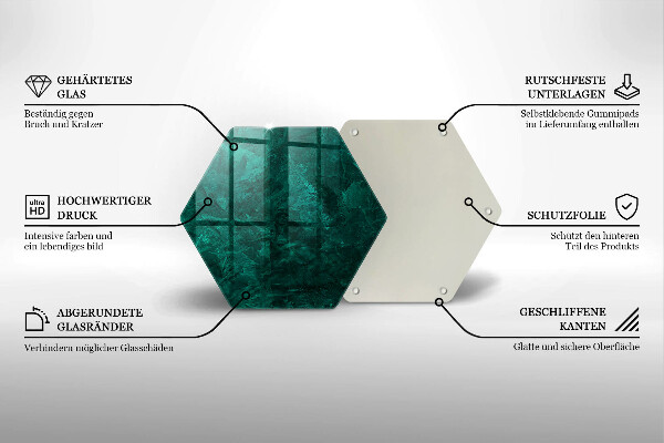 Steklena podloga za rezanje Kamnita tekstura ozadja