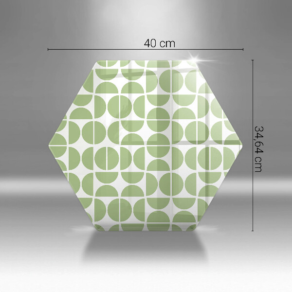 Steklena podloga za rezanje Vzorec boho oblik