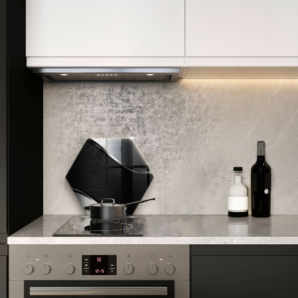 Steklena podloga za rezanje Kovinska abstrakcija