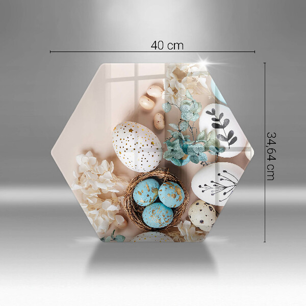 Steklena podloga za rezanje Velikonočni okraski