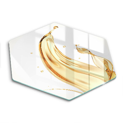 Steklena podloga za rezanje olivno olje