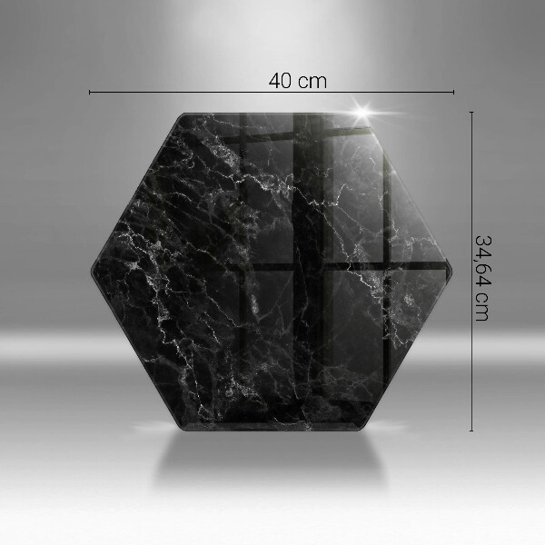 Steklena podloga za rezanje Eleganten marmor