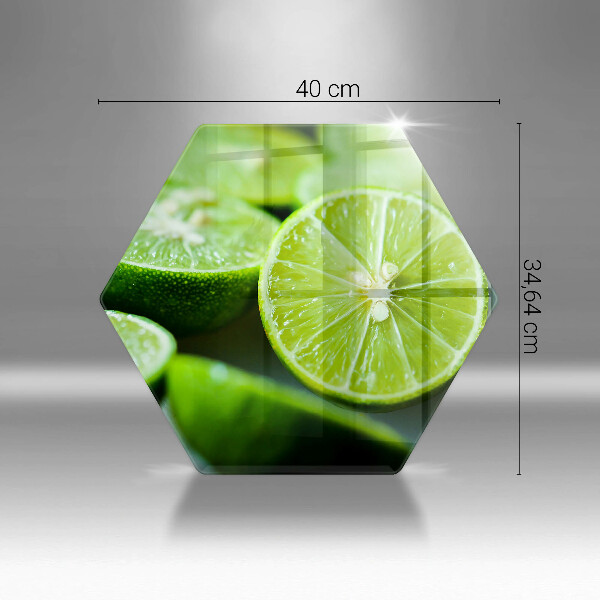 Steklena podloga za rezanje Limeta citrusi