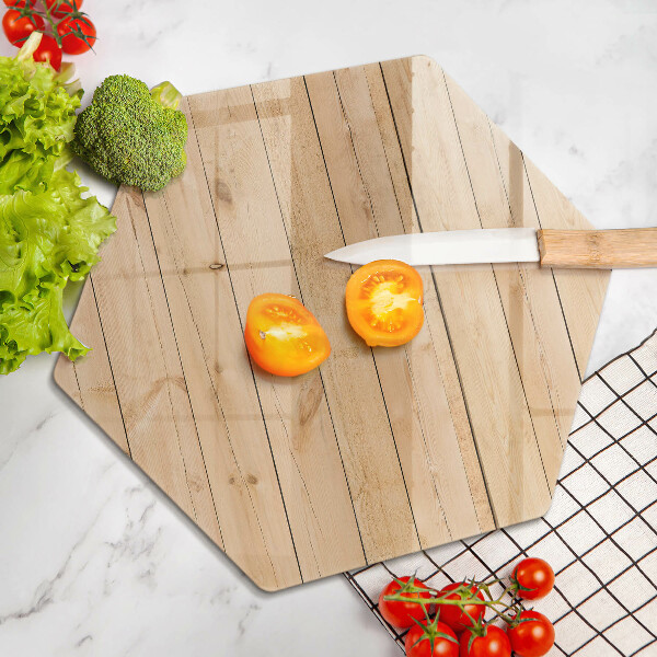 Steklena podloga za rezanje Občutljive lesene deske