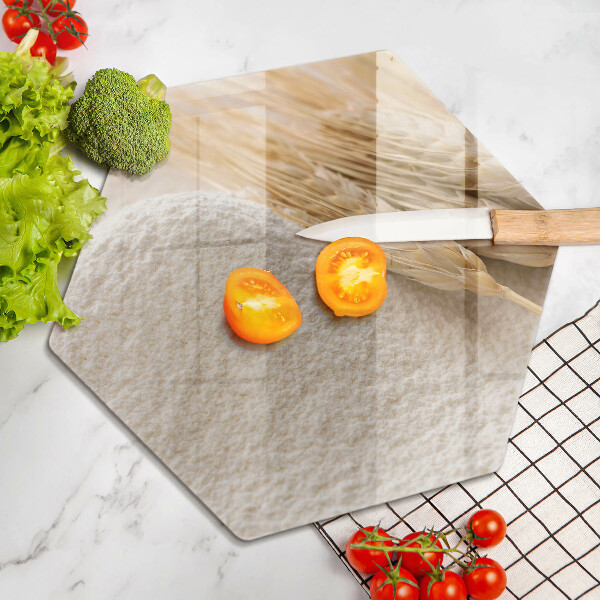 Steklena podloga za rezanje Moka in klasje