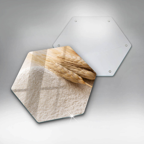 Steklena podloga za rezanje Moka in klasje