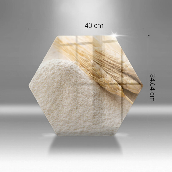 Steklena podloga za rezanje Moka in klasje