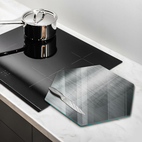 Steklena podloga za rezanje Kovinska tekstura