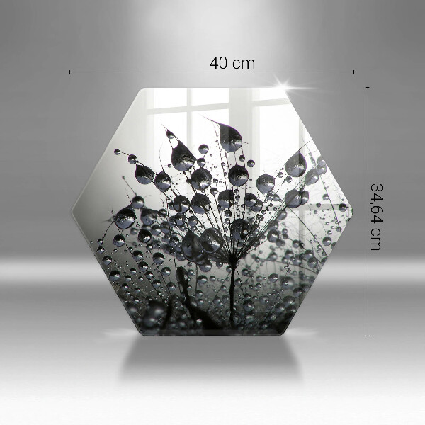 Steklena podloga za rezanje Regrat in rosa