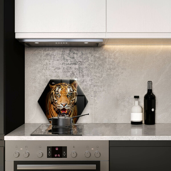 Steklena podloga za rezanje Divja žival tiger