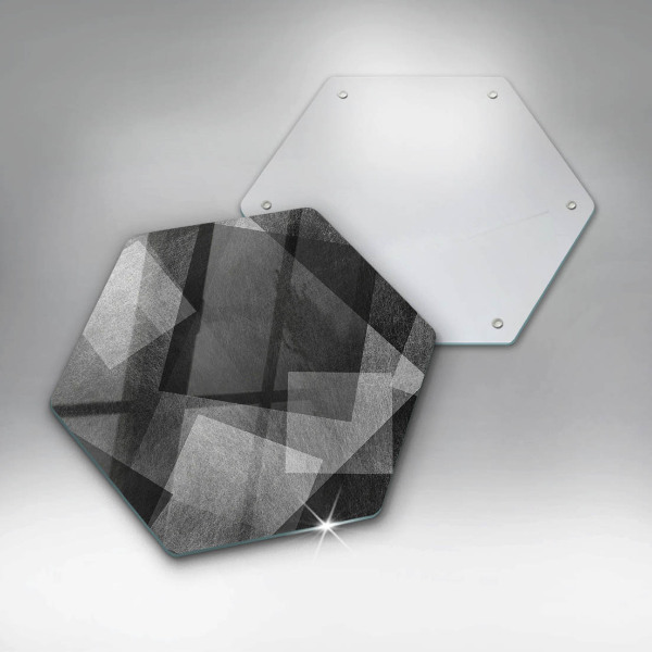Steklena podloga za rezanje Geometrijska abstrakcija