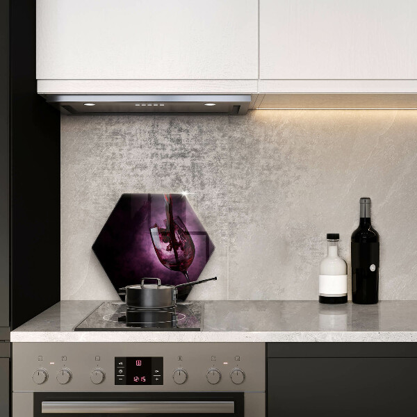 Steklena podloga za rezanje Kozarec vina