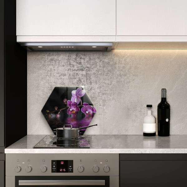 Steklena podloga za rezanje Zen voda za orhideje